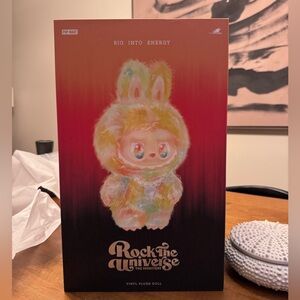 THE MONSTERS Labubu 
Big into Energy Series-ROCK THE UNIVERSE Vinyl Plush Doll